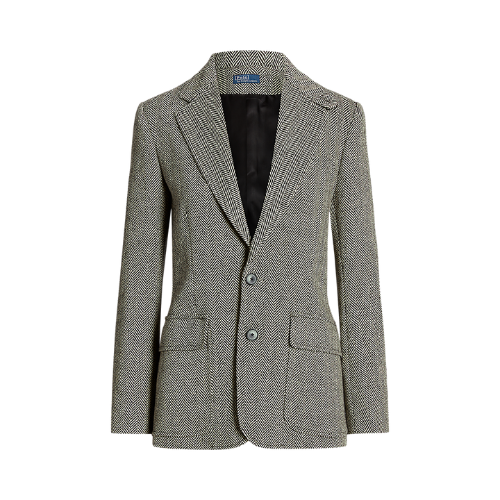 PRL Herringbone Linen-Blend Blazer/Sako 211891070002