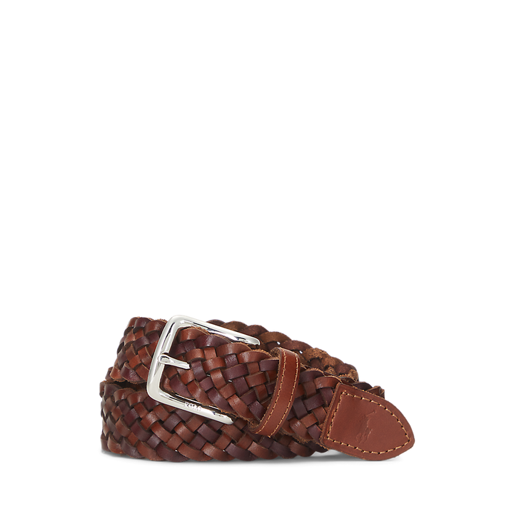PRL Braided Leather Belt/Remen 405898674002