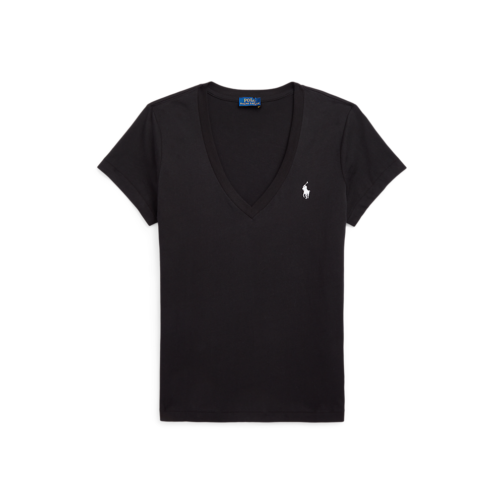 PRL Cotton Jersey V-Neck T-Shirt/Majica 211902403003