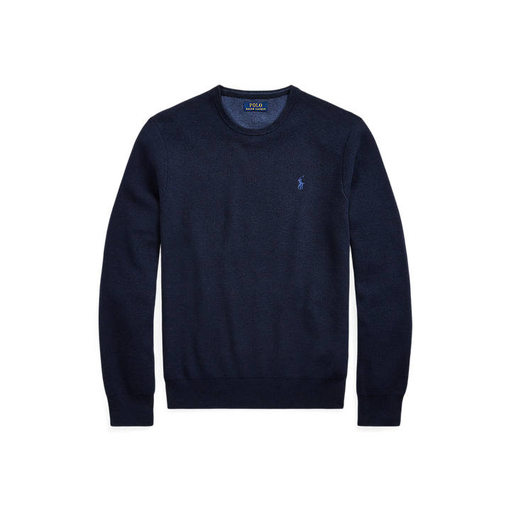 PRL Textured Cotton Crewneck Jumper/Pulover 710918163001
