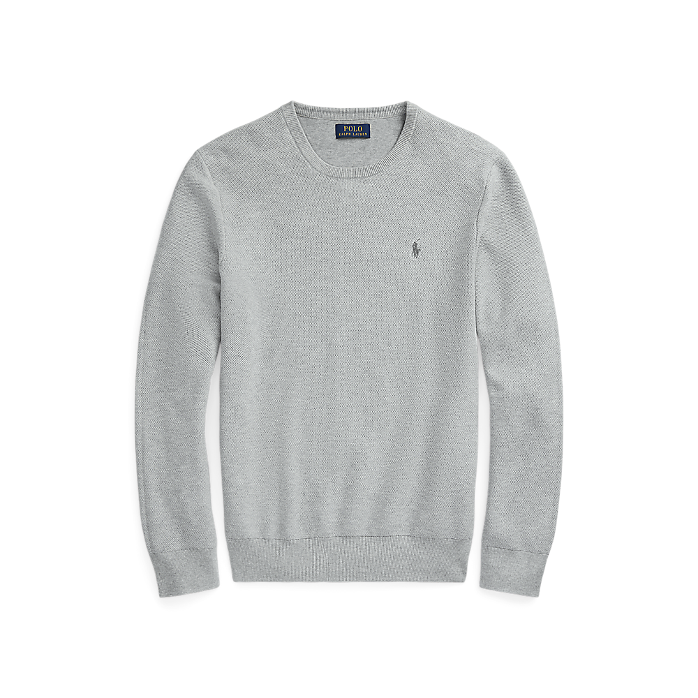 PRL Mesh-Knit Cotton Crewneck Jumper/Pulover 710918163002