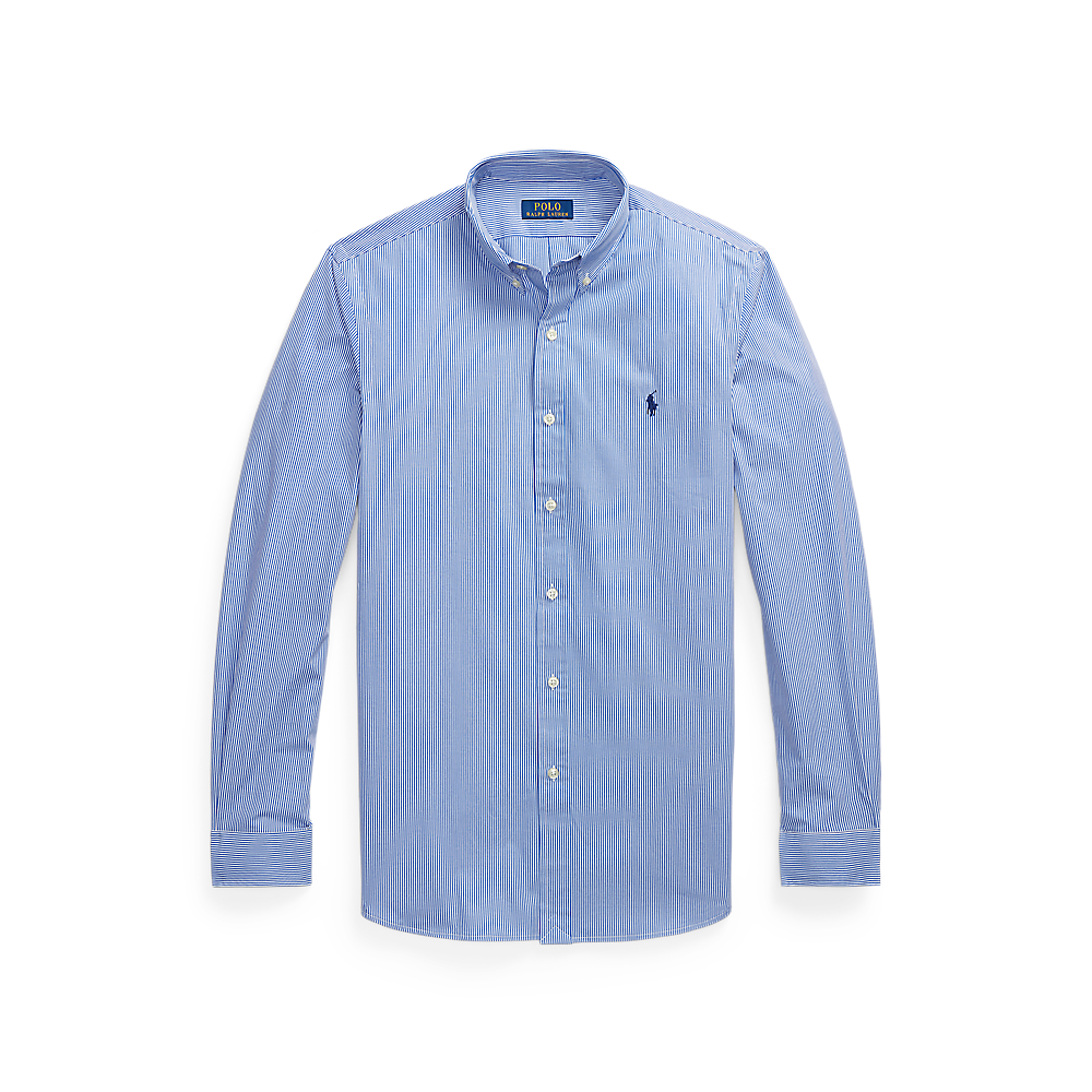 PRL Slim Fit Striped Stretch Poplin Shirt/Košulja 710928254007