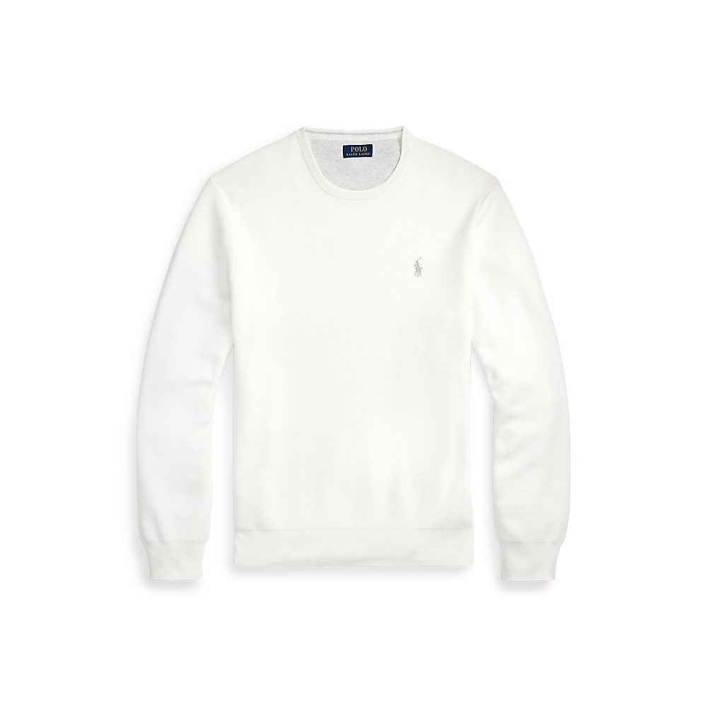 PRL Mesh-Knit Cotton Crewneck Jumper/Pulover 710918163504