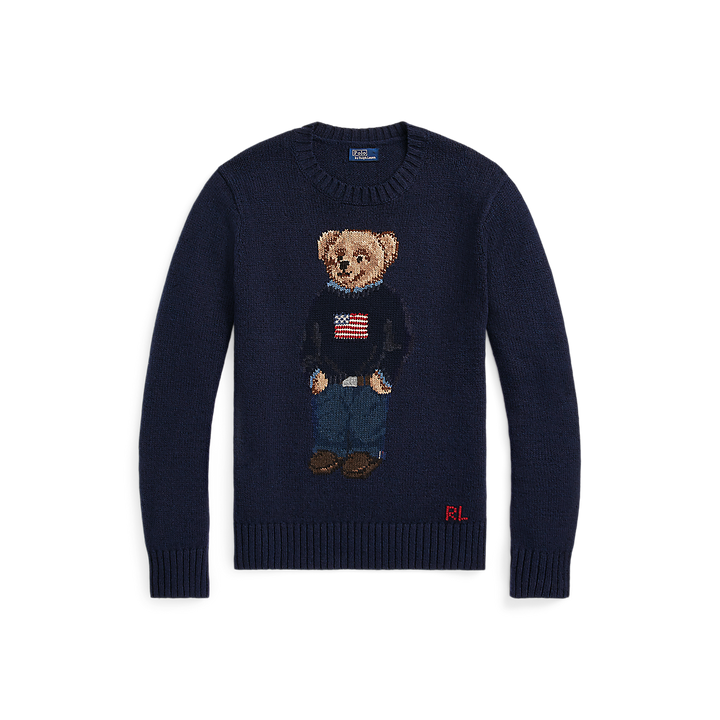PRL Polo Bear Cotton-Linen Jumper/Pulover 211927070001