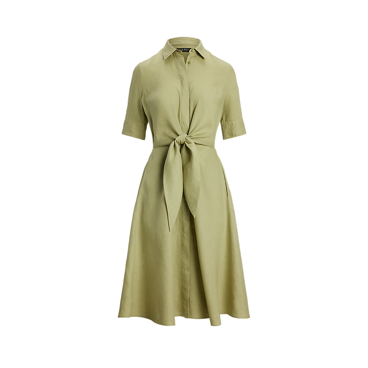 LRL Tie-Front Linen Shirtdress/Haljina 200905667015