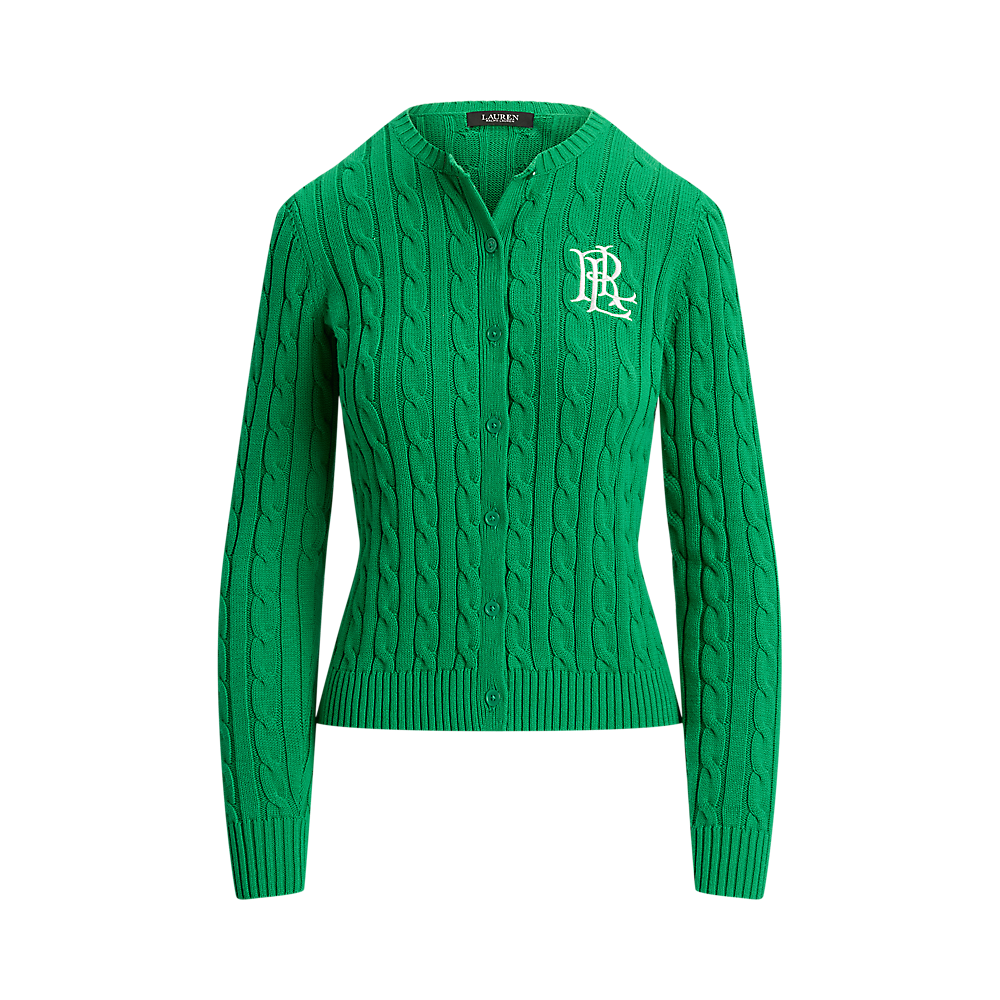LRL Cable-Knit Cotton Cardigan/Pulover 200932225013