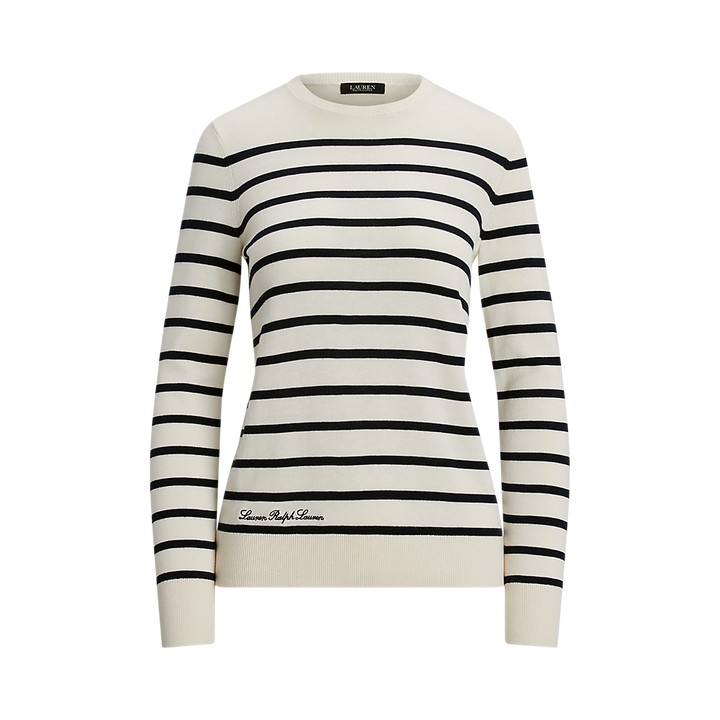 LRL Striped Cotton-Blend Jumper/Pulover 200957433002