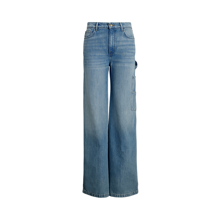 LRL High-Rise Wide-Leg Carpenter Jean/Traperice 200957690001