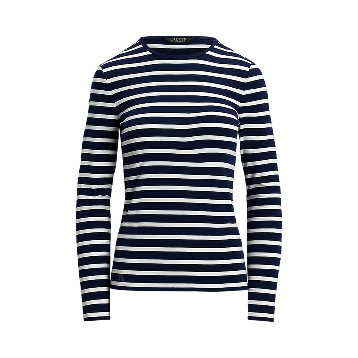 LRL Striped Stretch Cotton Long-Sleeve Tee/Majica 200957732001