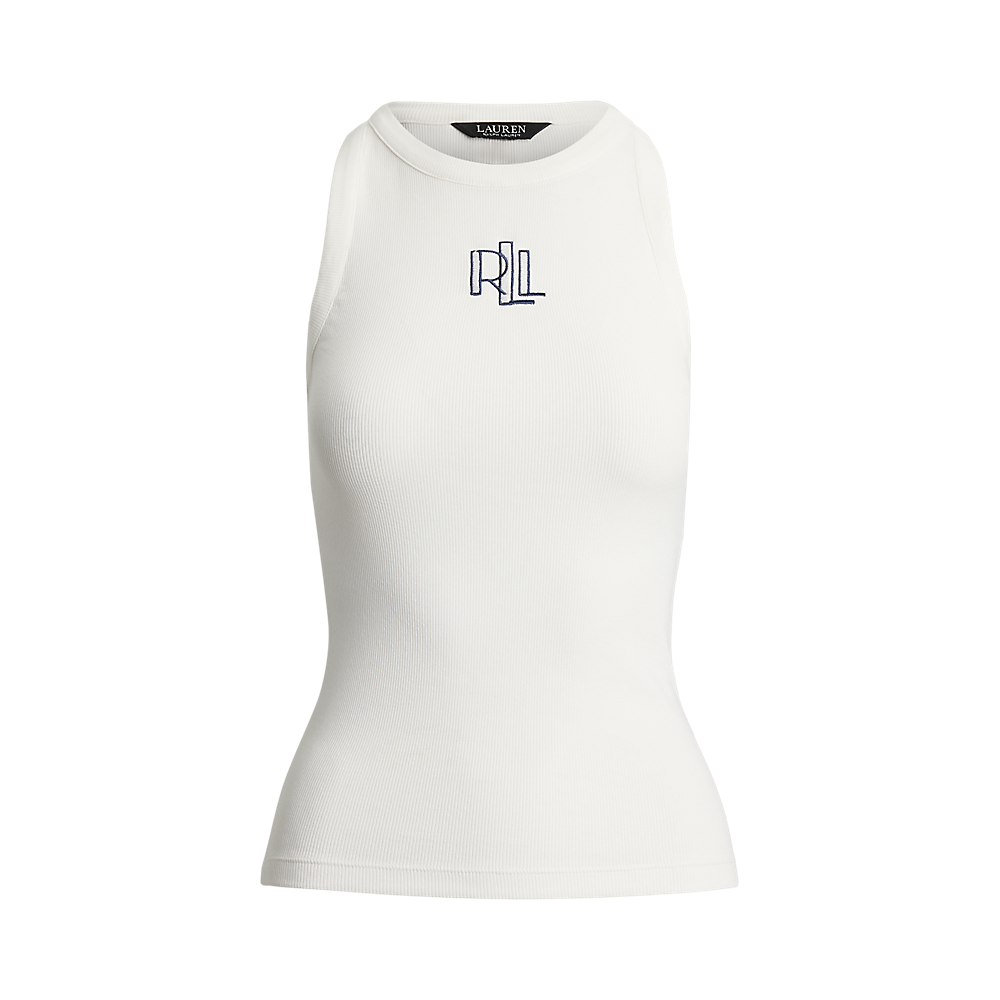 LRL Logo-Embroidered Stretch Cotton Tank Top/Majica 200971079001