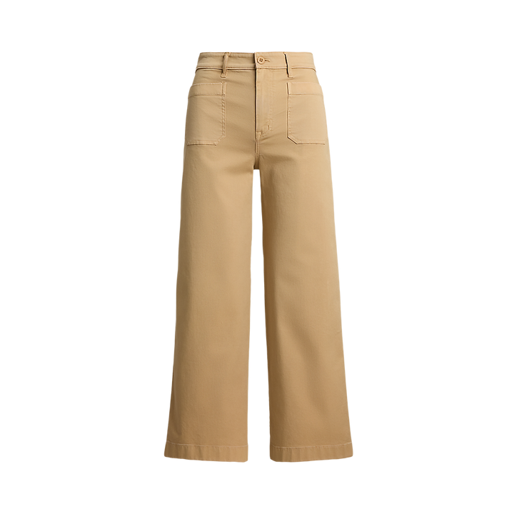 LRL Stretch Chino Wide-Leg Cropped Trouser/Hlače 200973689003