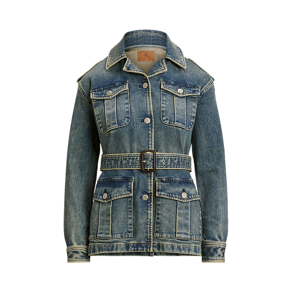 LRL Belted Denim Field Jacket/Jakna 200978818001