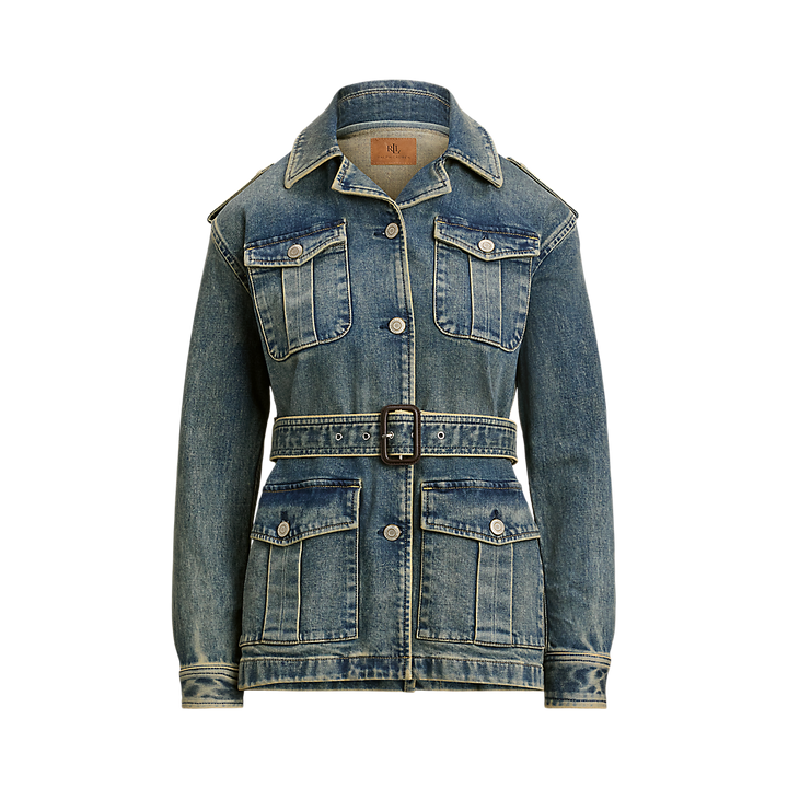 LRL Belted Denim Field Jacket/Jakna 200978818001