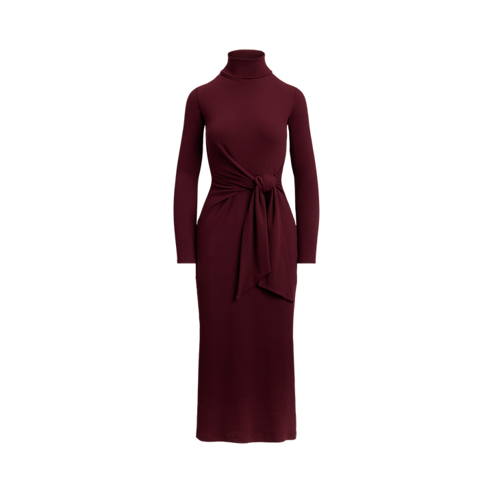 LRL Tie-Front Roll Neck Dress/Haljina 200980028006