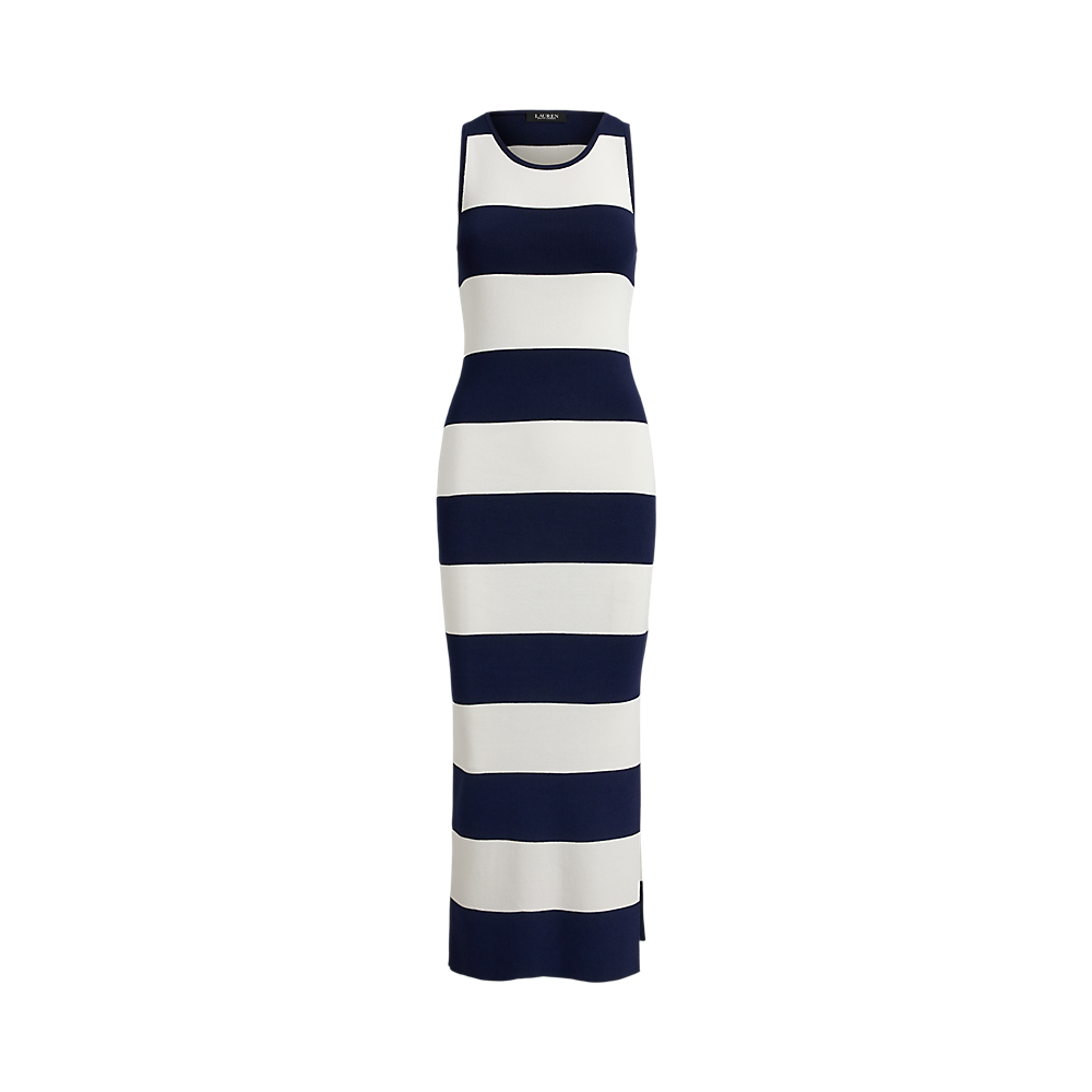 LRL Striped Cotton-Blend Midi Tank Dress/Haljina 200P03491001