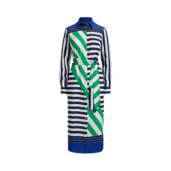 LRL Striped Crepe Shirtdress/Haljina 200P03700001