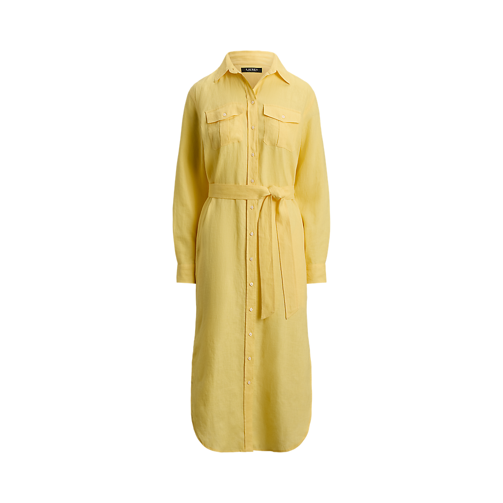 LRL Belted Linen Midi Shirtdress/Haljina 200P13684005