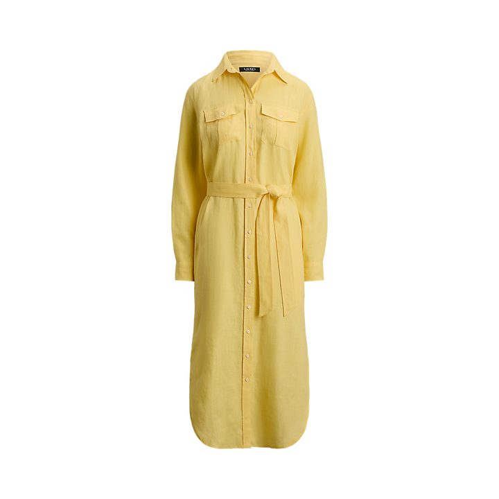 LRL Belted Linen Midi Shirtdress/Haljina 200P13684005