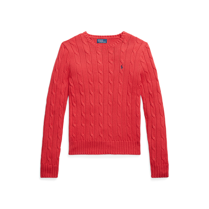 PRL Cable-Knit Cotton Crewneck Jumper/Pulover 211891640029