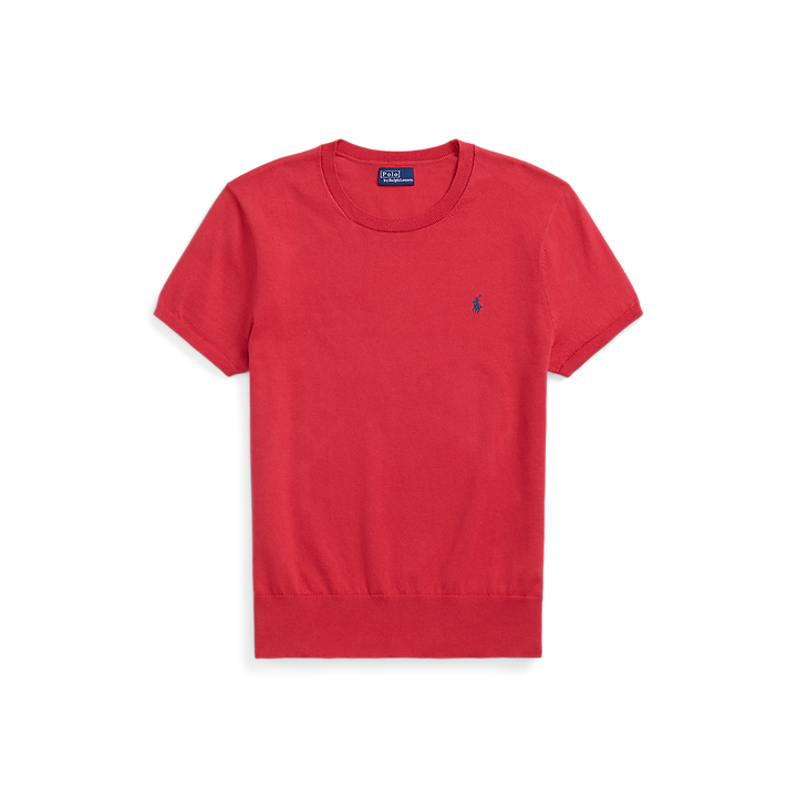 PRL Cotton-Blend Short-Sleeve Jumper/Pulover 211891673024