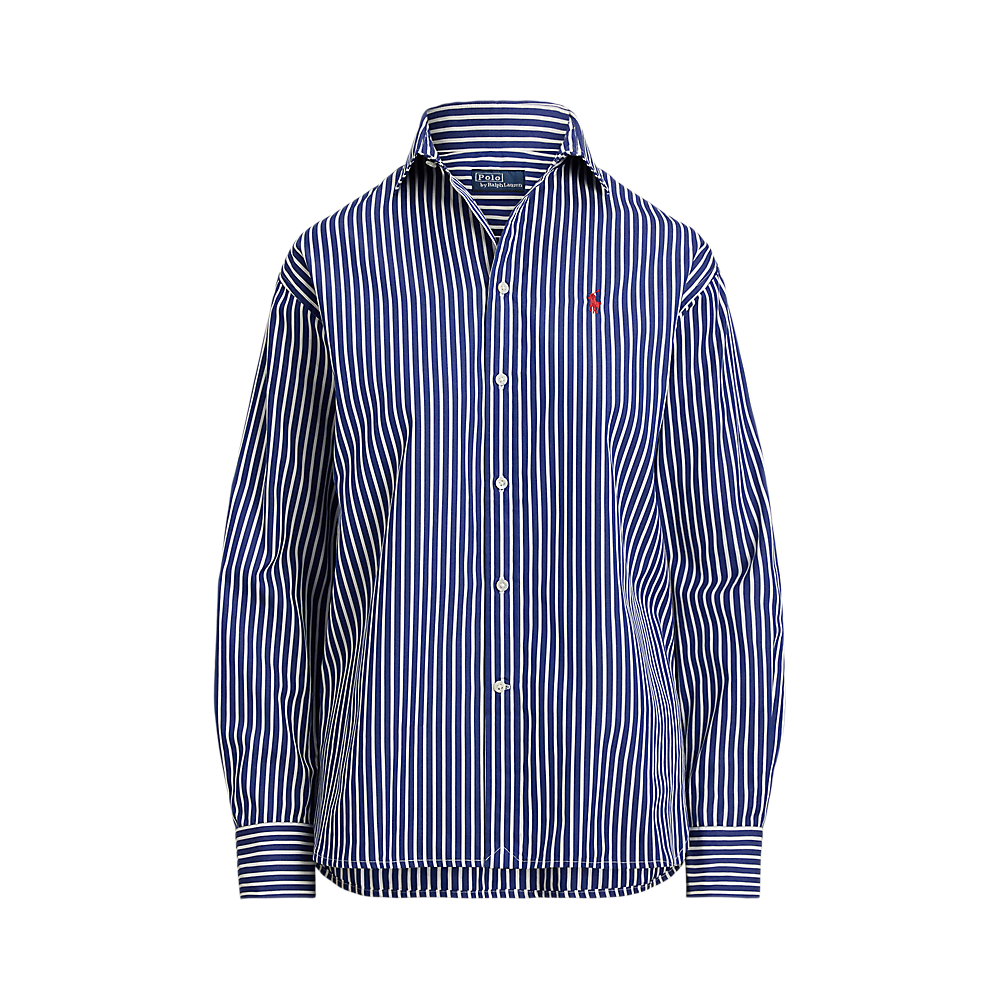 PRL Relaxed Fit Striped Cotton Shirt/Košulja 211910743032
