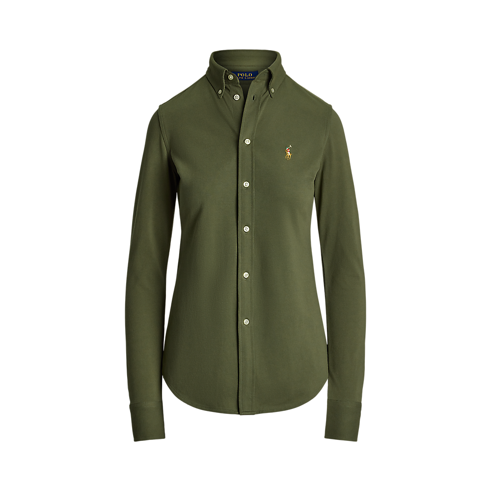 PRL Slim Fit Knit Cotton Oxford Shirt/Košulja 211924258014