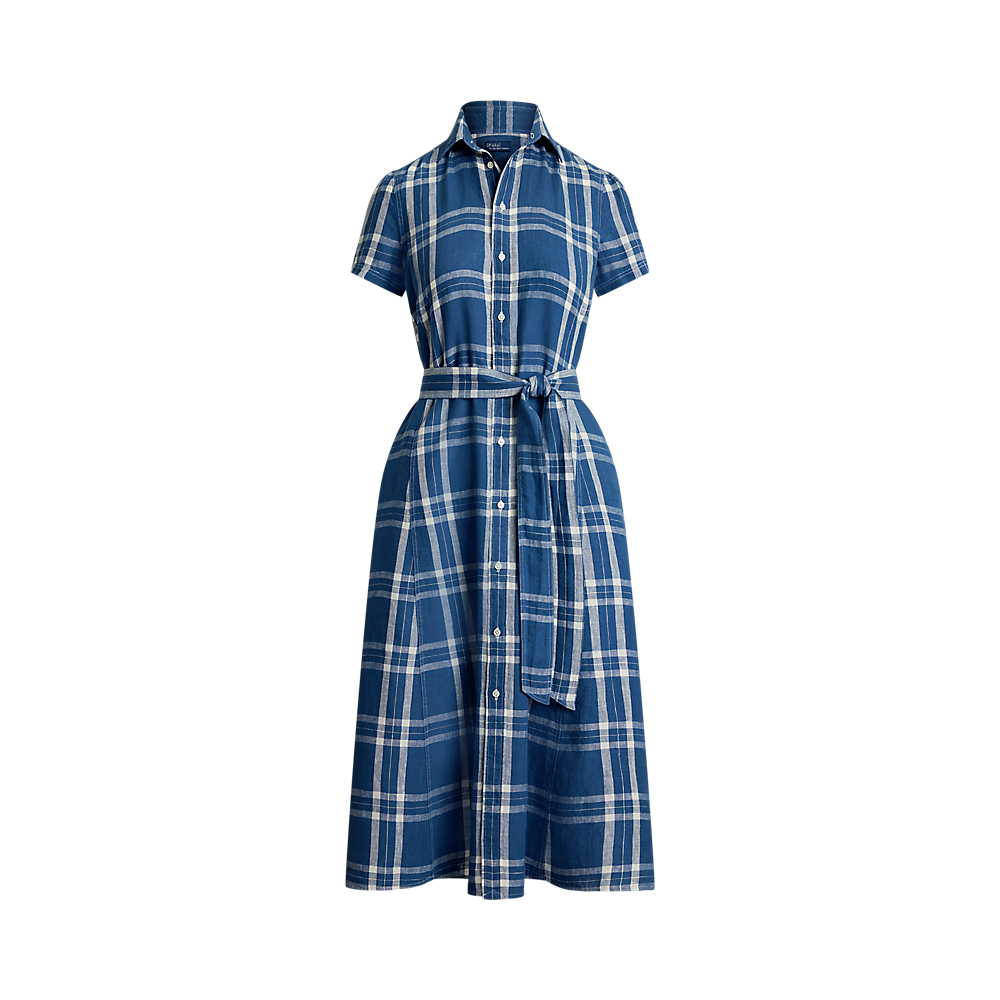 PRL Belted Striped Linen Shirtdress/Haljina 211935154003