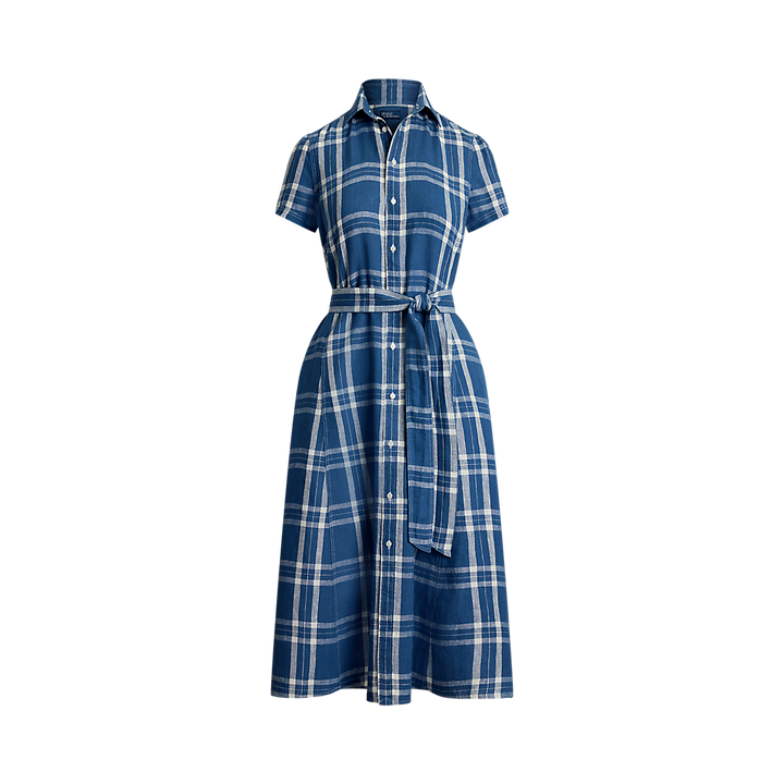 PRL Belted Striped Linen Shirtdress/Haljina 211935154003