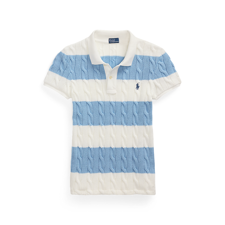 PRL Slim Fit Cable-Knit Polo Shirt/Polo majica 211943043011