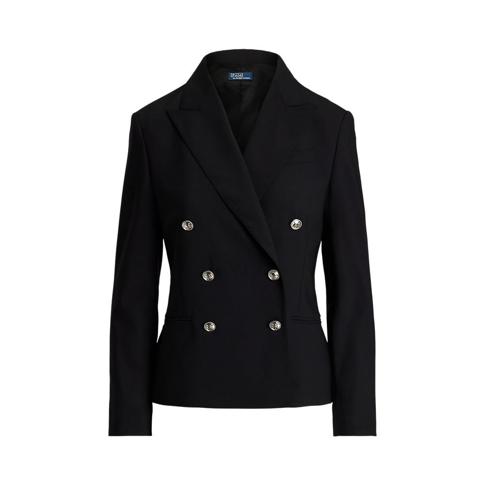 PRL Double-Breasted Stretch-Wool Blazer/Sako 211952571001