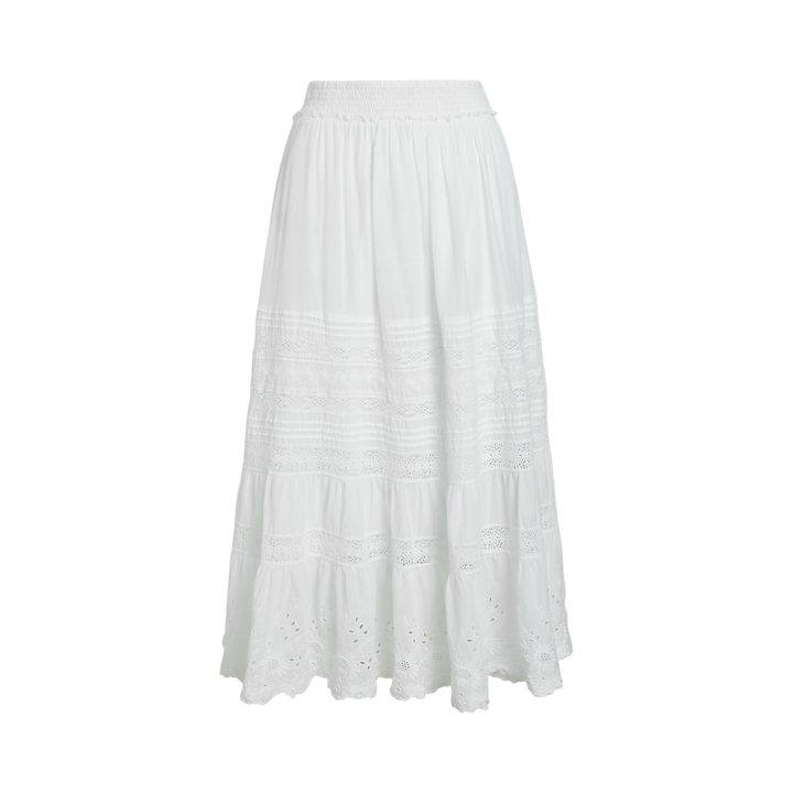 PRL Lace-Trim Cotton Voile Skirt/Suknja 211955036002