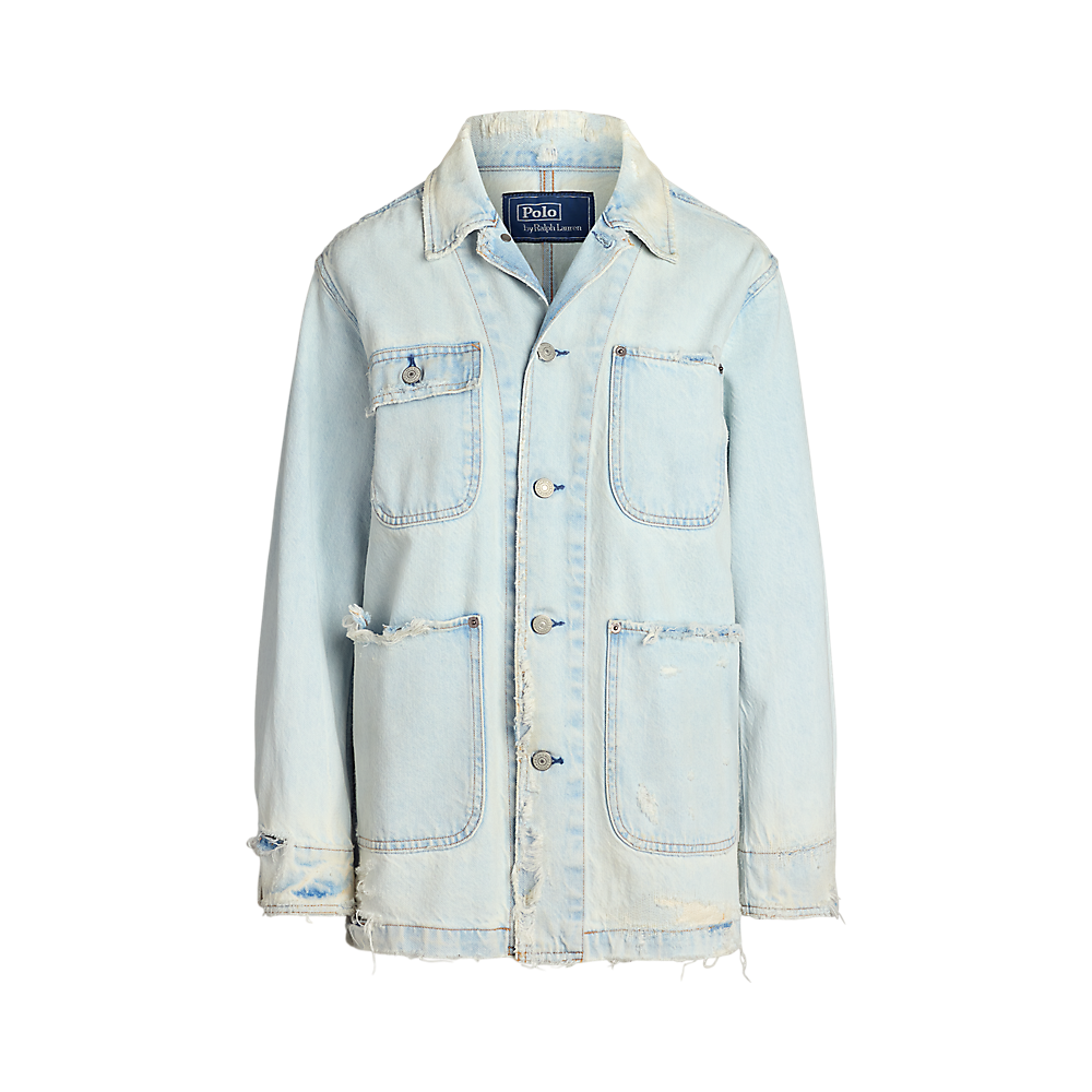 PRL Distressed Denim Utility Jacket/Jakna 211959042001