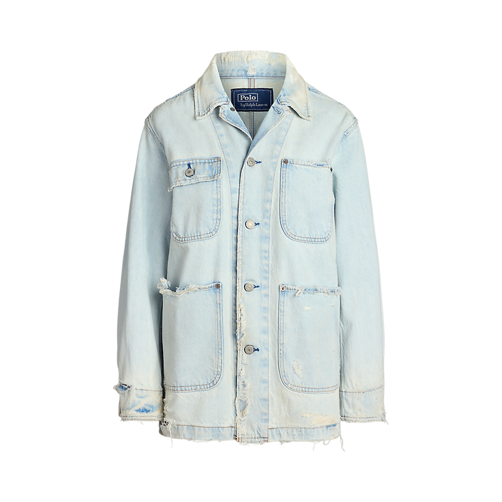 PRL Distressed Denim Utility Jacket/Jakna 211959042001