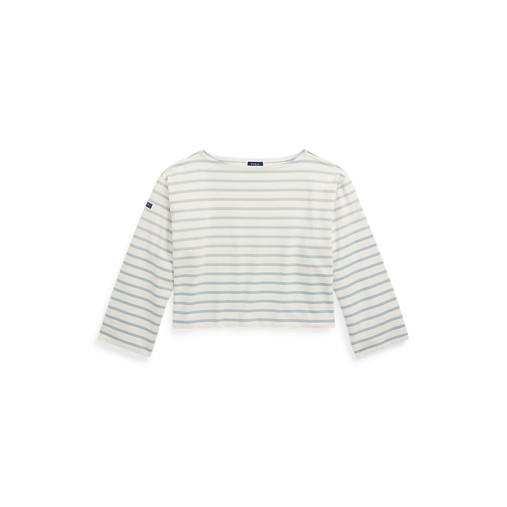 PRL Striped Boatneck Mariner T-Shirt/Pulover 211959103003
