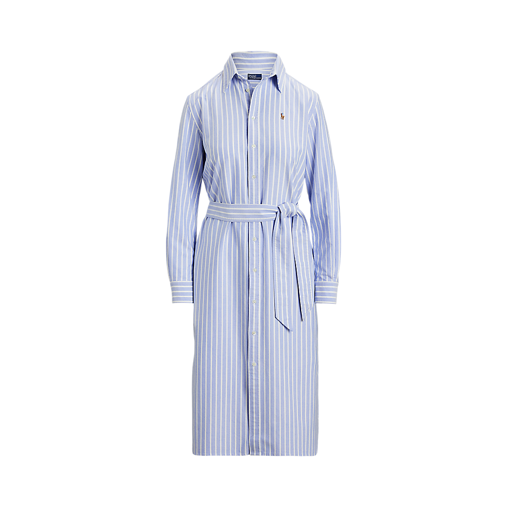 PRL Striped Cotton Oxford Belted Shirtdress /Haljina 211959901001
