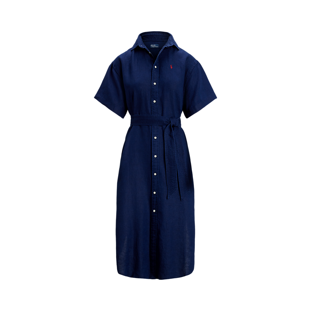 PRL Linen Short-Sleeve Shirtdress/Haljina 211959912001