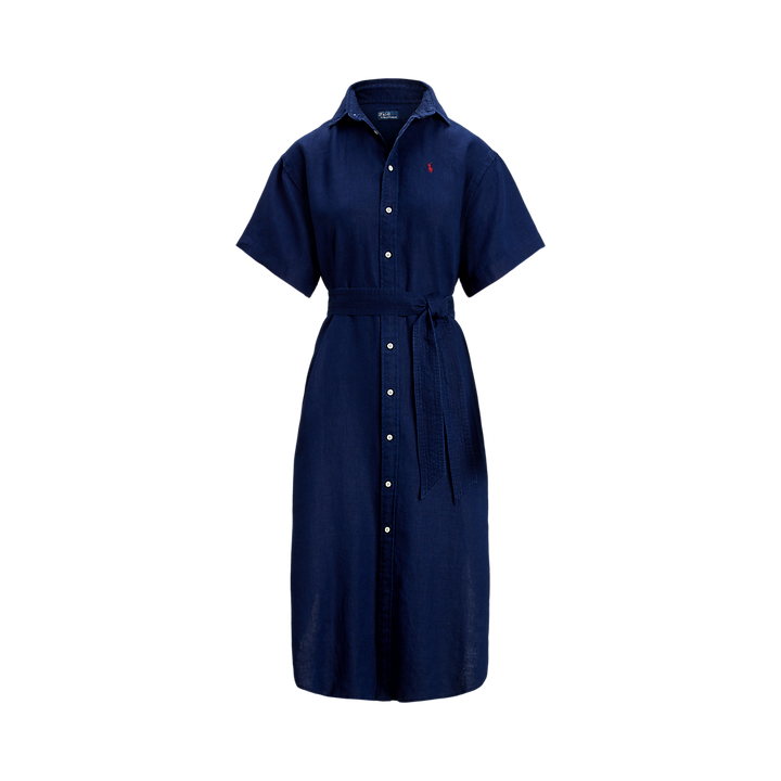 PRL Linen Short-Sleeve Shirtdress/Haljina 211959912001