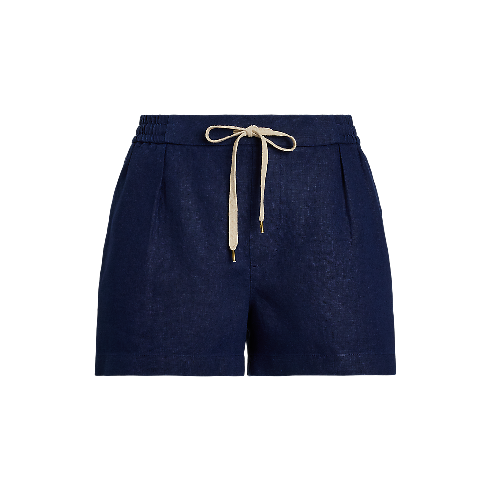 PRL Pleated Linen Drawstring Short/Bermude 211965034002