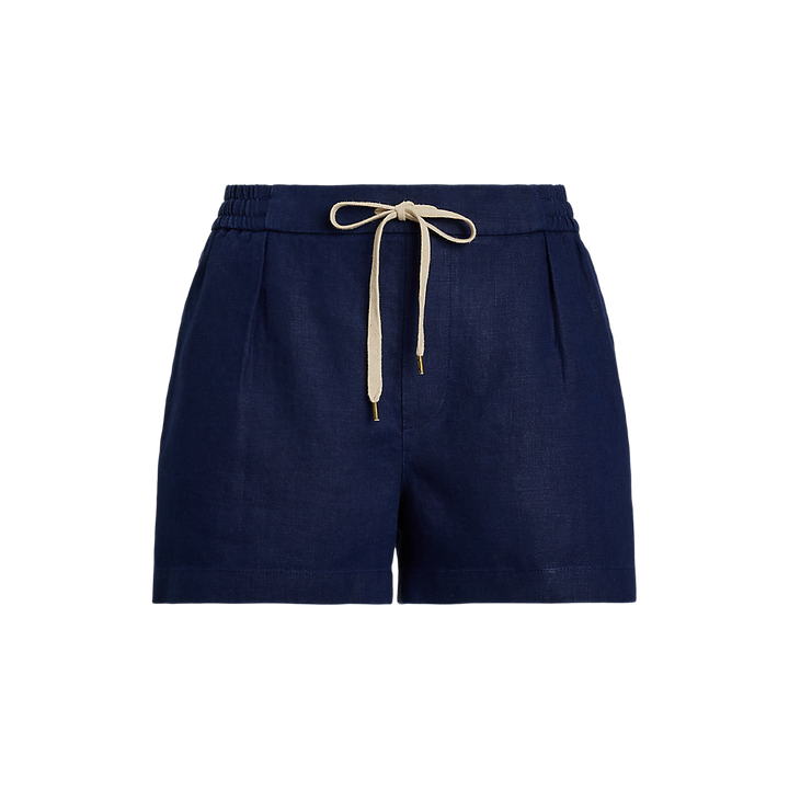 PRL Pleated Linen Drawstring Short/Bermude 211965034002