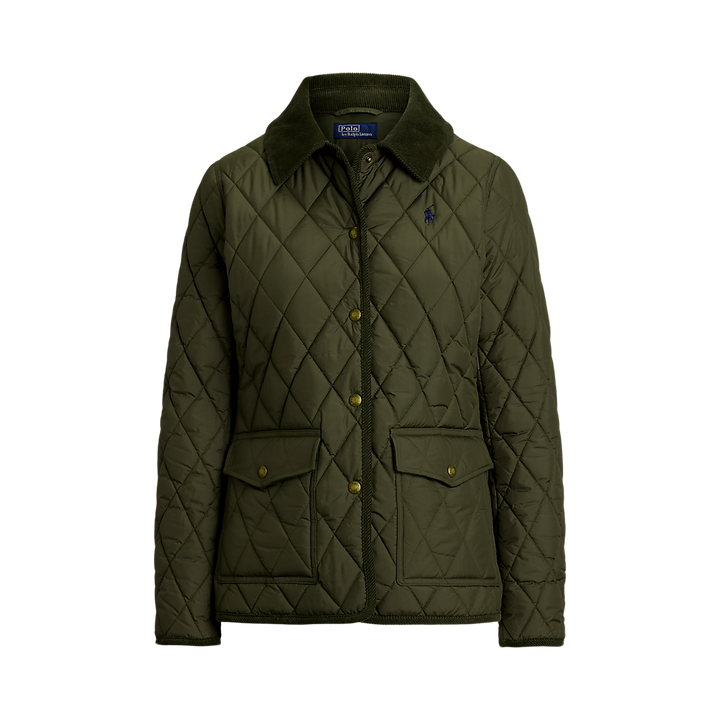 PRL Corduroy-Trim Quilted Barn Jacket/Jakna 211965336001