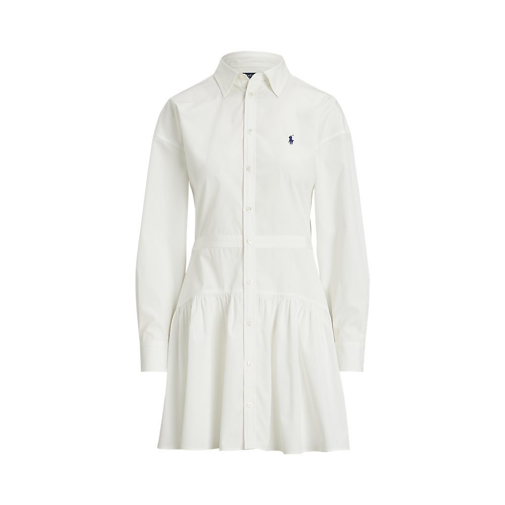 PRL Cotton Broadcloth Panelled Shirtdress/Haljina 211965856001
