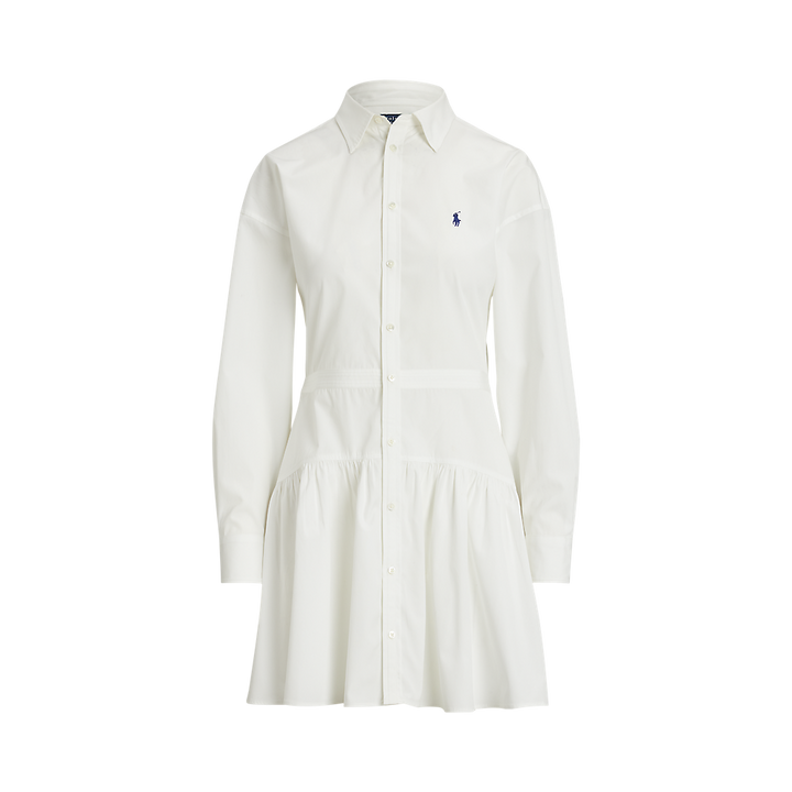 PRL Cotton Broadcloth Panelled Shirtdress/Haljina 211965856001