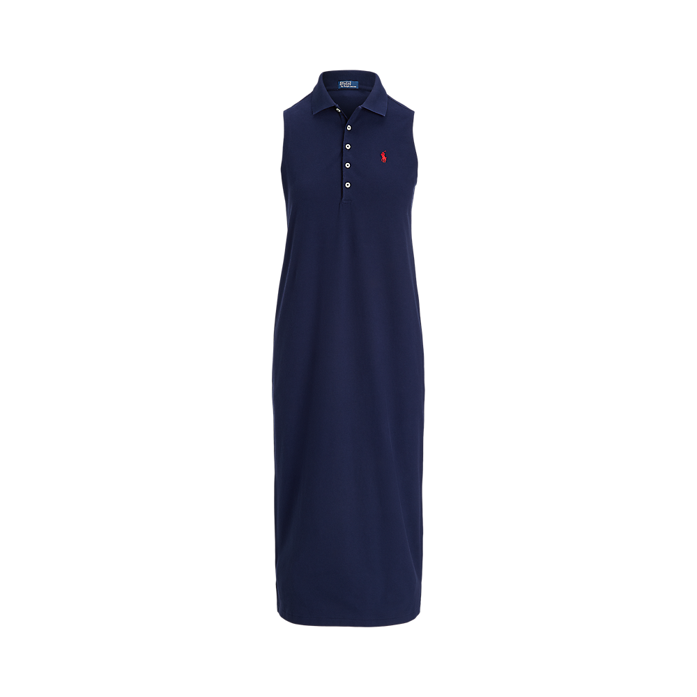 PRL Stretch-Cotton Sleeveless Polo Dress/Haljina 211968292002