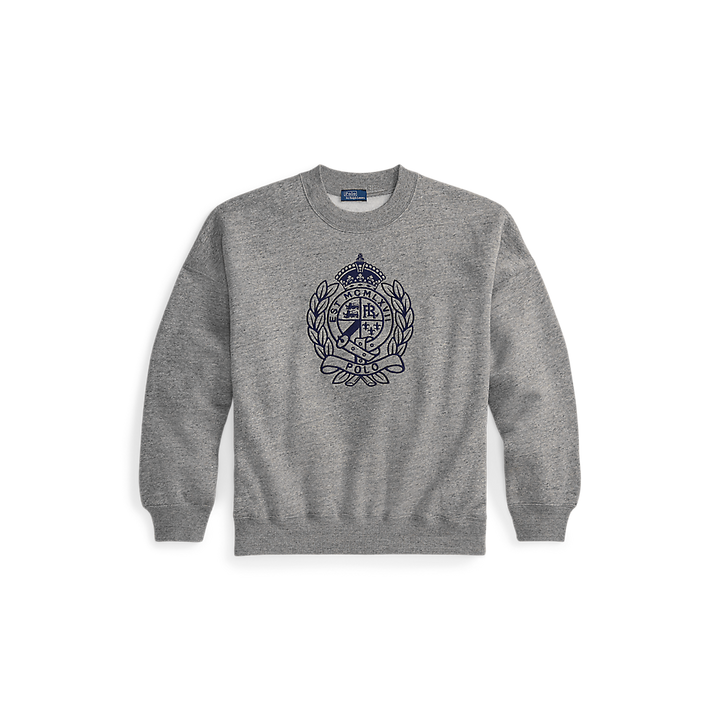 PRL Embroidered-Crest Fleece Crewneck/Pulover 211971754001