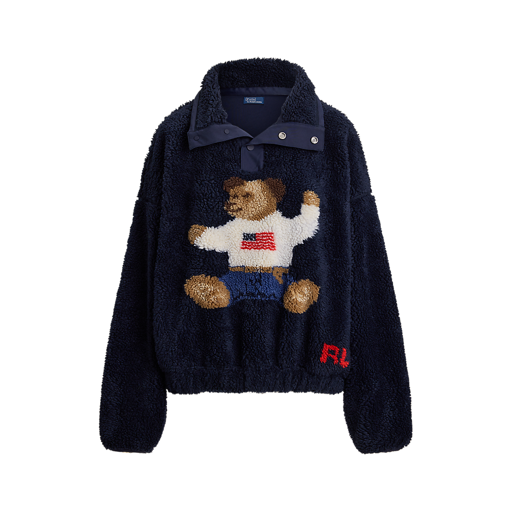 PRL Polo Bear High-Pile Fleece Mockneck/Duks 211971768001