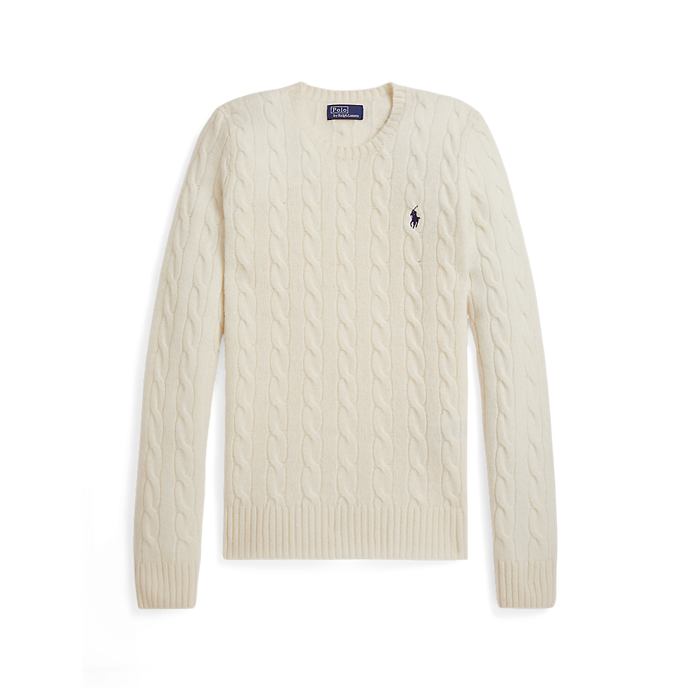 PRL Cable Wool-Cashmere Crewneck Jumper/Pulover 211971865001