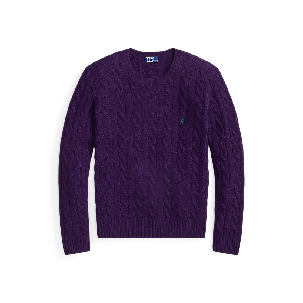 PRL Cable Wool-Cashmere Crewneck Jumper/Pulover 211971865011