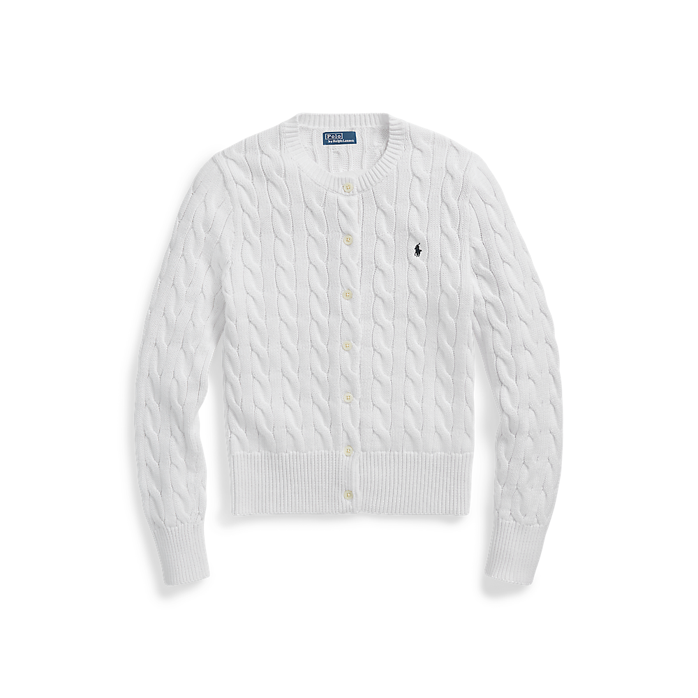 PRL Cable-Knit Cotton Crewneck Cardigan /Pulover 211971868007