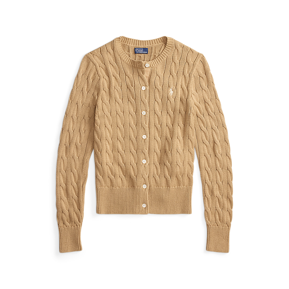 PRL Cable-Knit Cotton Crewneck Cardigan /Pulover 211971868502