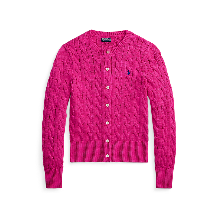 PRL Cable-Knit Cotton Crewneck Cardigan /Pulover 211971868509